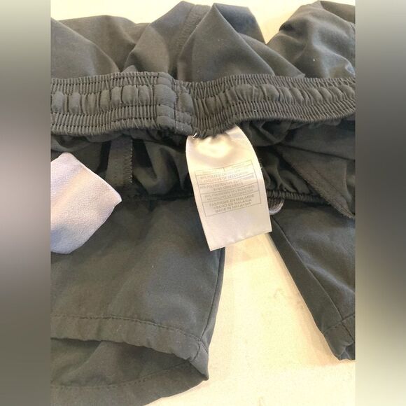 Nike Sport Shorts Dri-Fit Black with hidden key pocket interior drawstring large - Picture 6 of 9